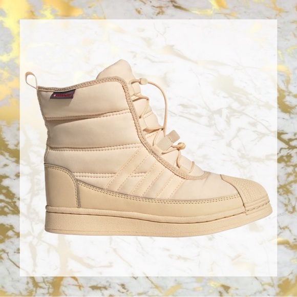 Adidas Superstar Boot in Sand Strata/White size 4.5Y | size 6W BNIB! - Picture 8 of 11
